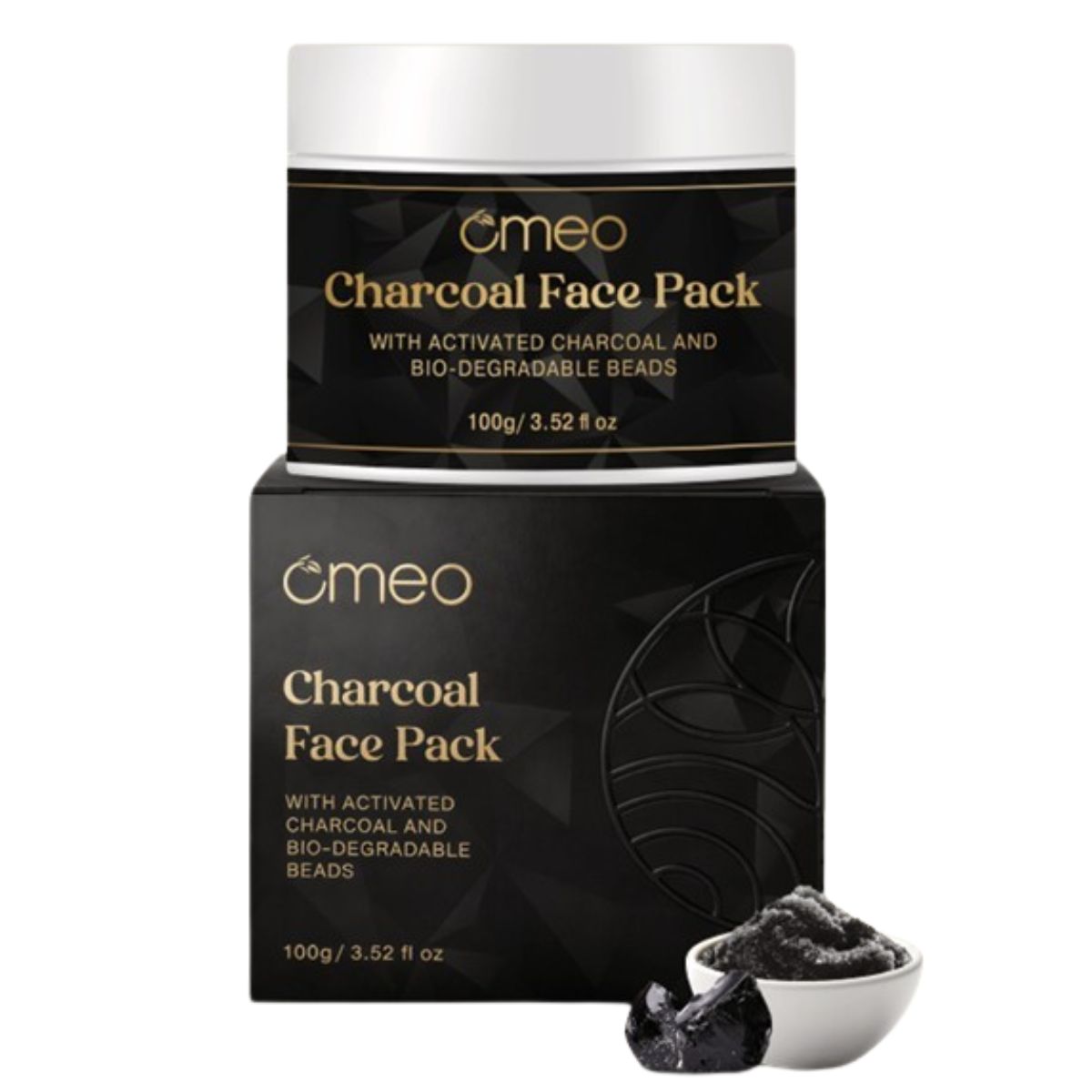 OMEO | Charcoal Face Pack 100g